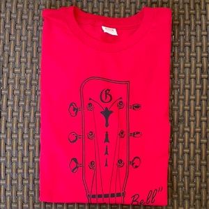 🎸 Guitar T-Shirt:  “Rings like a Bell” ❤️🖤